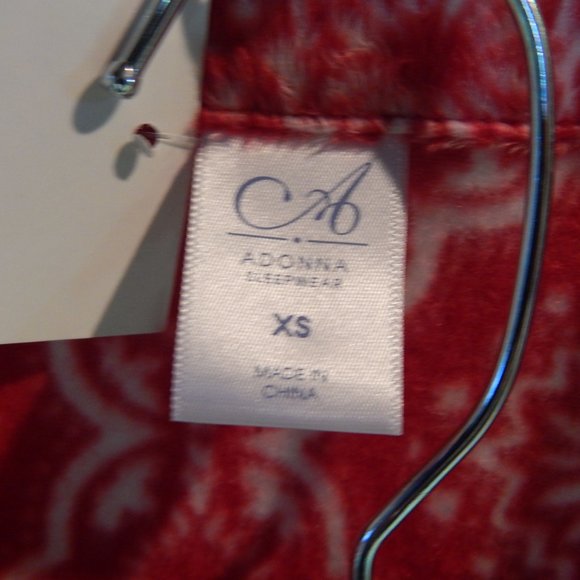 ADONNA SLEEPWEAR 2 PIECE FLEECE PAJAMA SET NWT - Picture 5 of 5